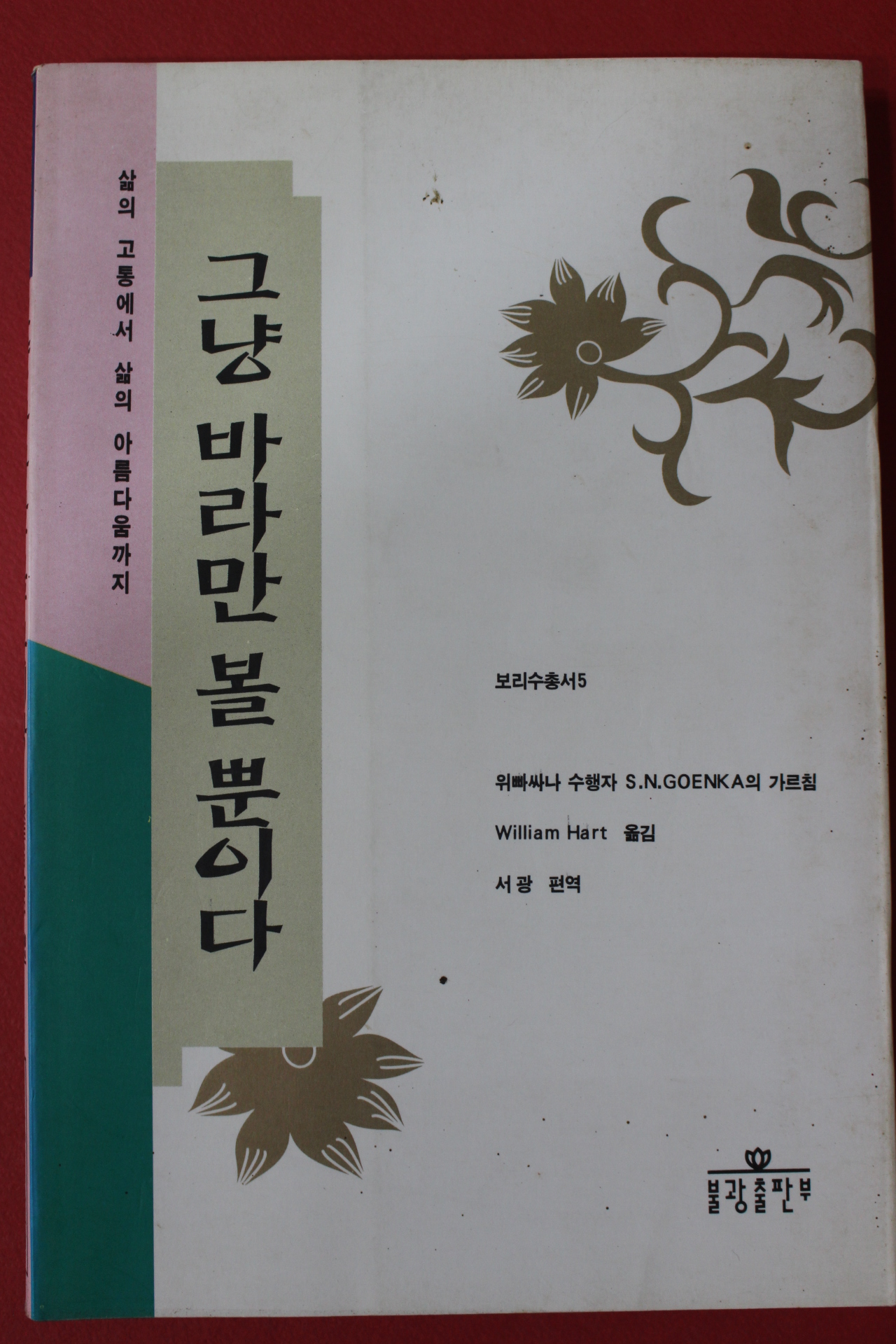 1994년초판 위빠싸나 수행자 그냥 바라만 볼 뿐이다