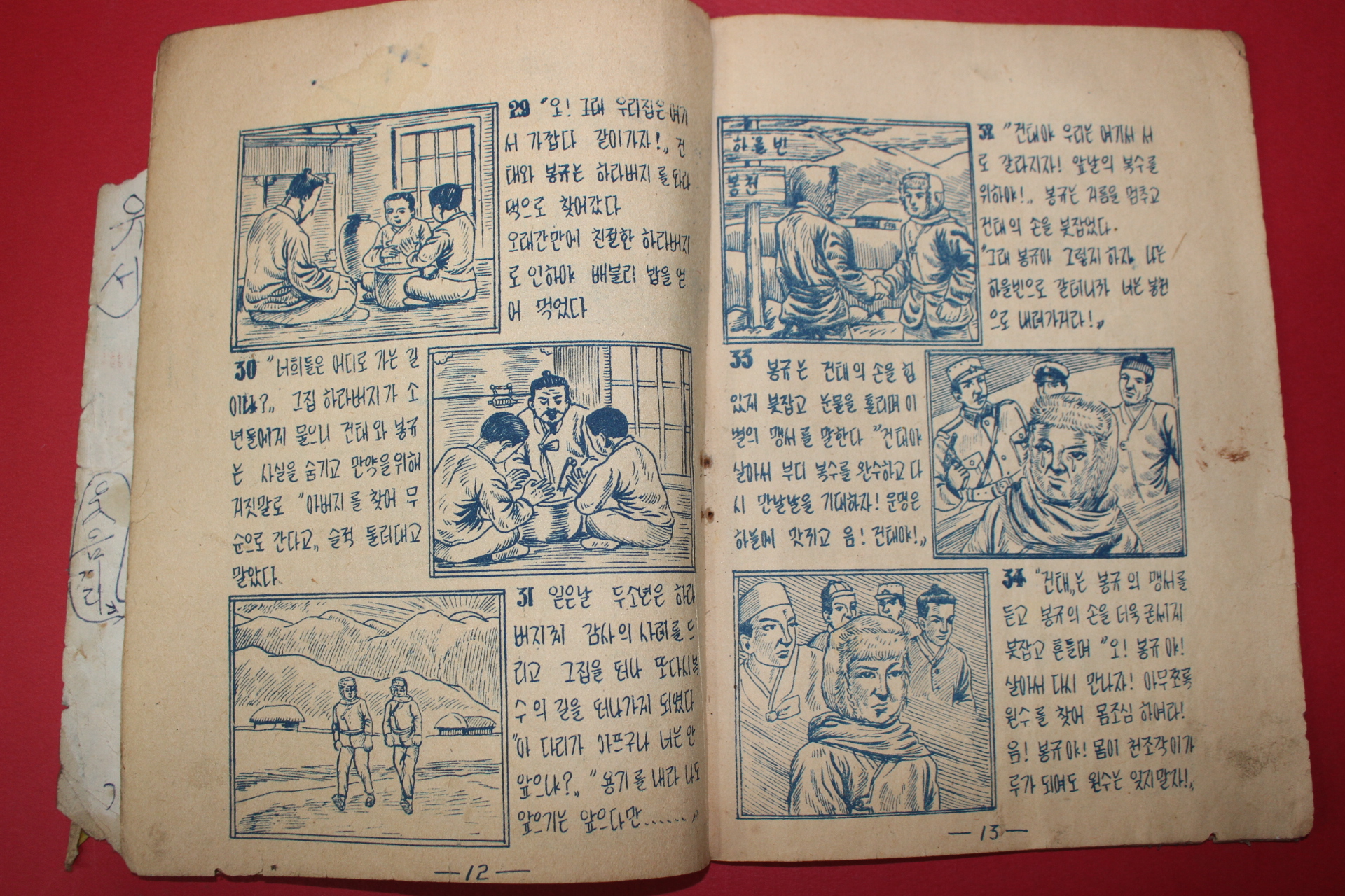 1950년대 한승진만화 두운명 상권 1책