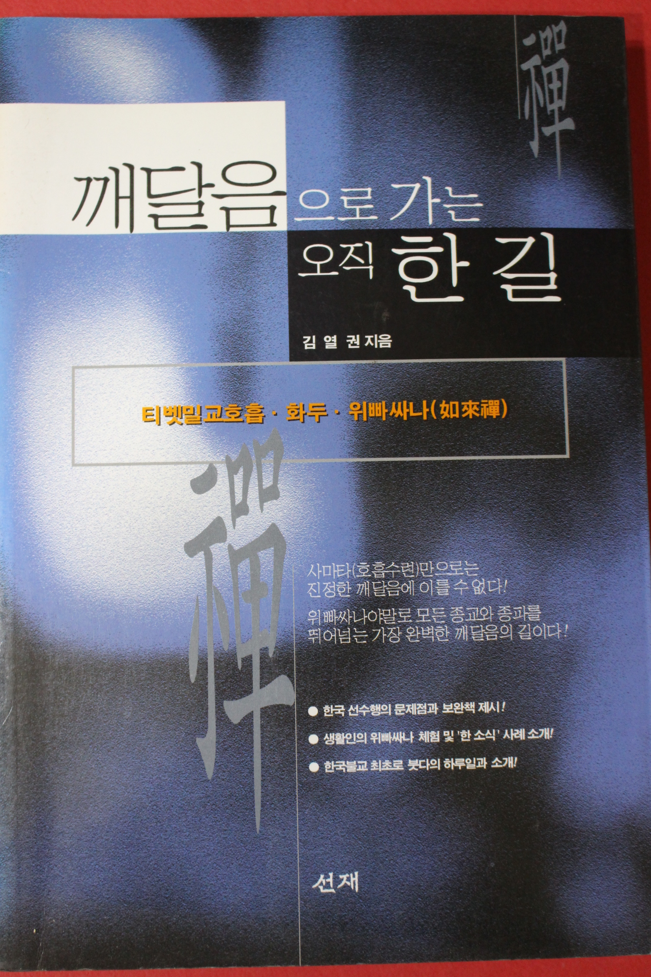 1999년초판 김열권 깨달음으로 가는 오직 한길