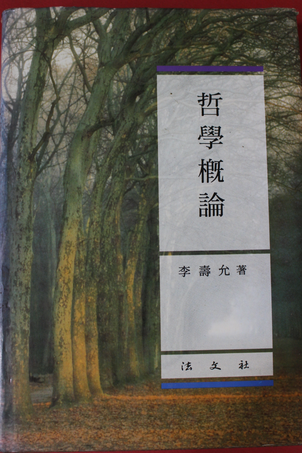 1996년초판 이수윤 철학개론