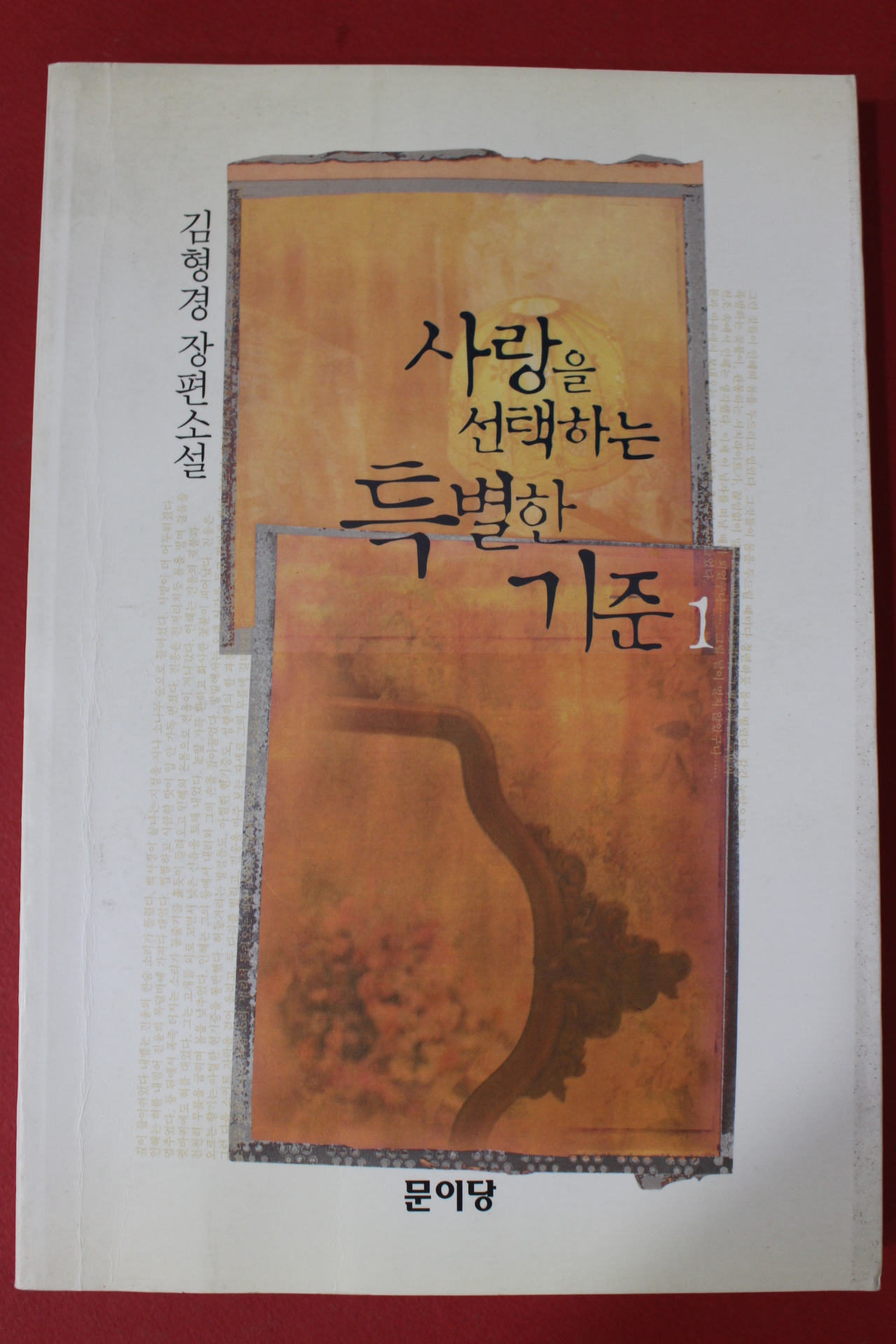 2002년 김형경 장편소설 사랑을 선택하는 특별한기준 1