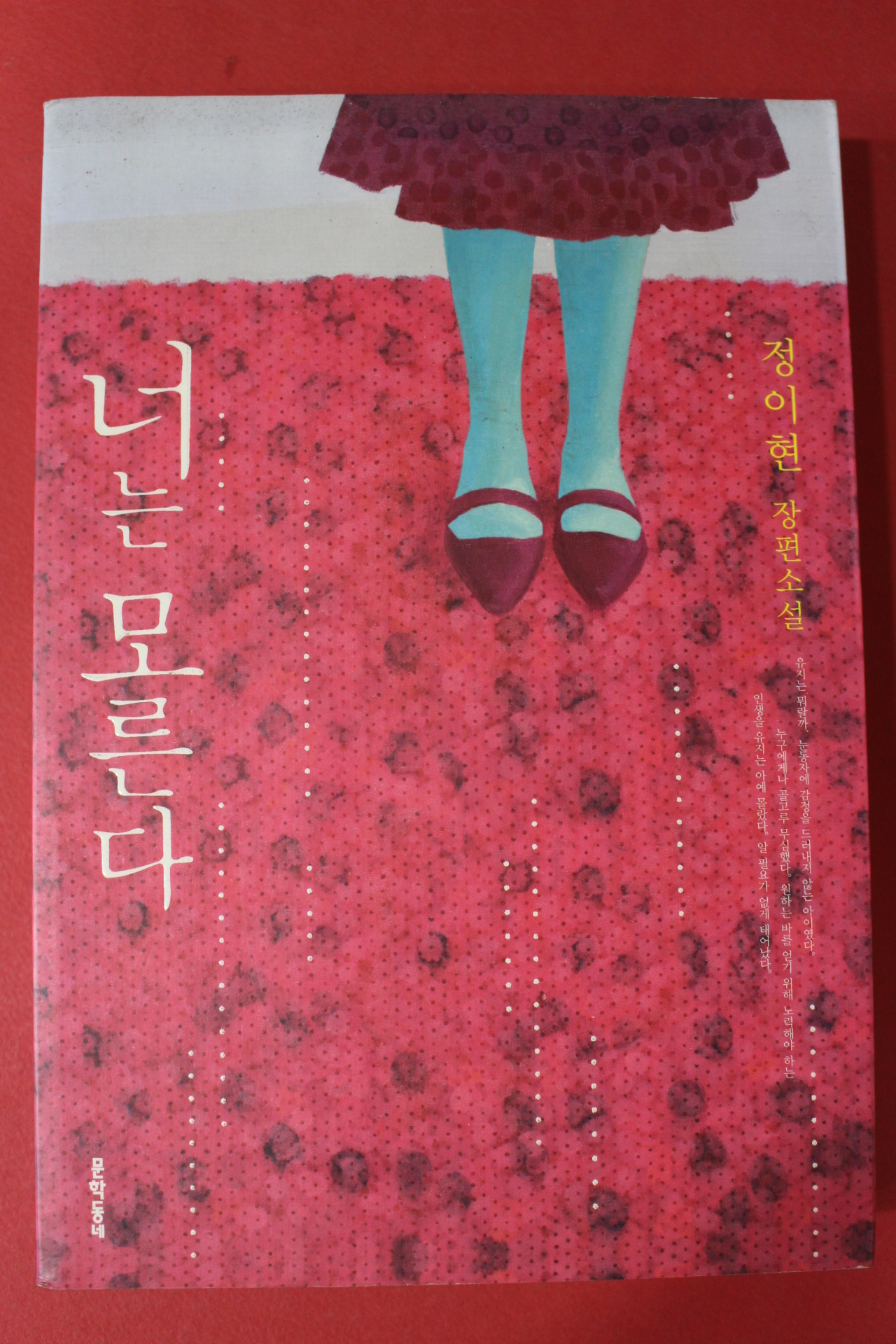 2009년초판 정이현 장편소설 너는 모른다