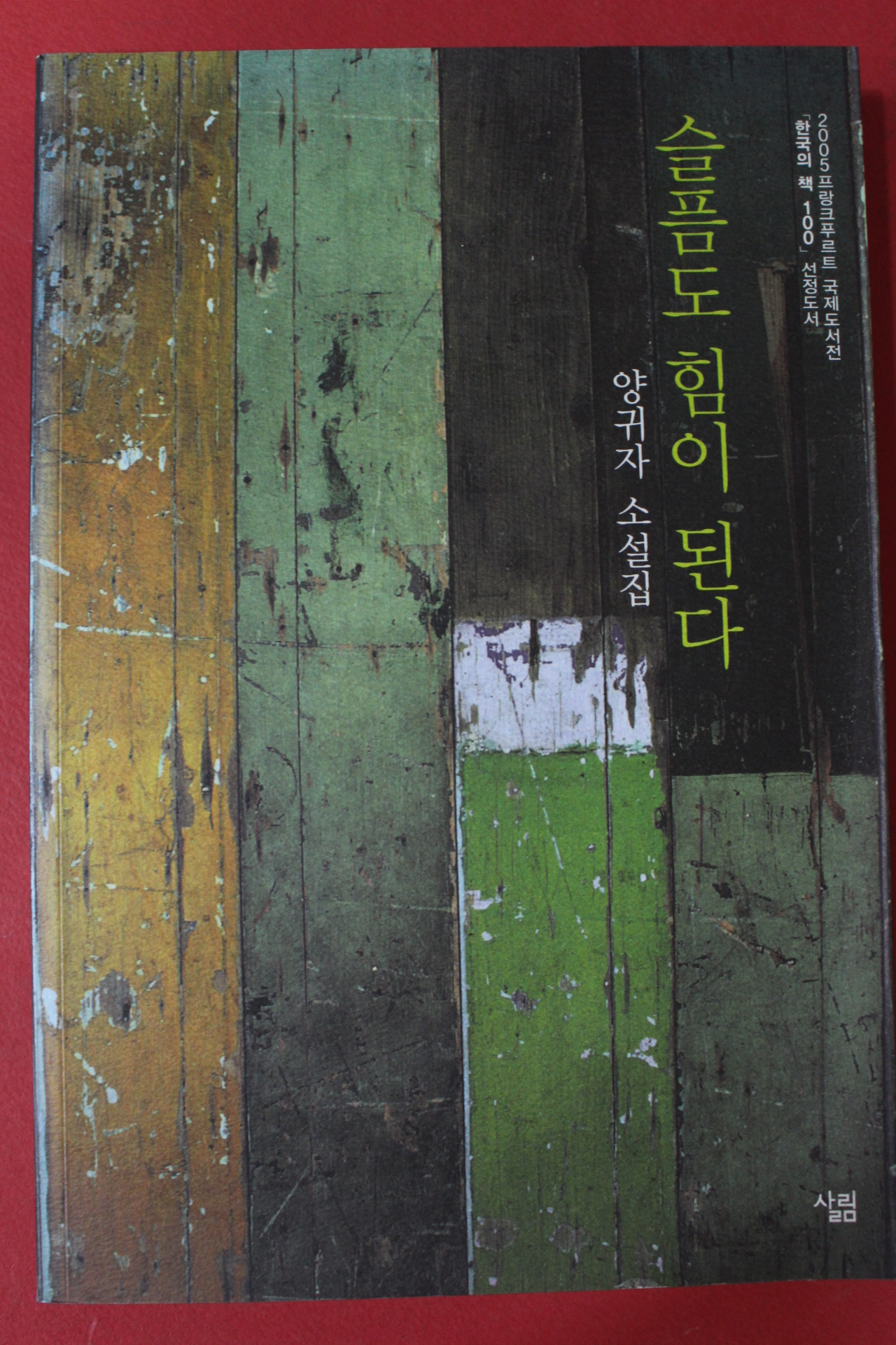 2005년 양귀자 소설집 슬픔도 힘이 된다