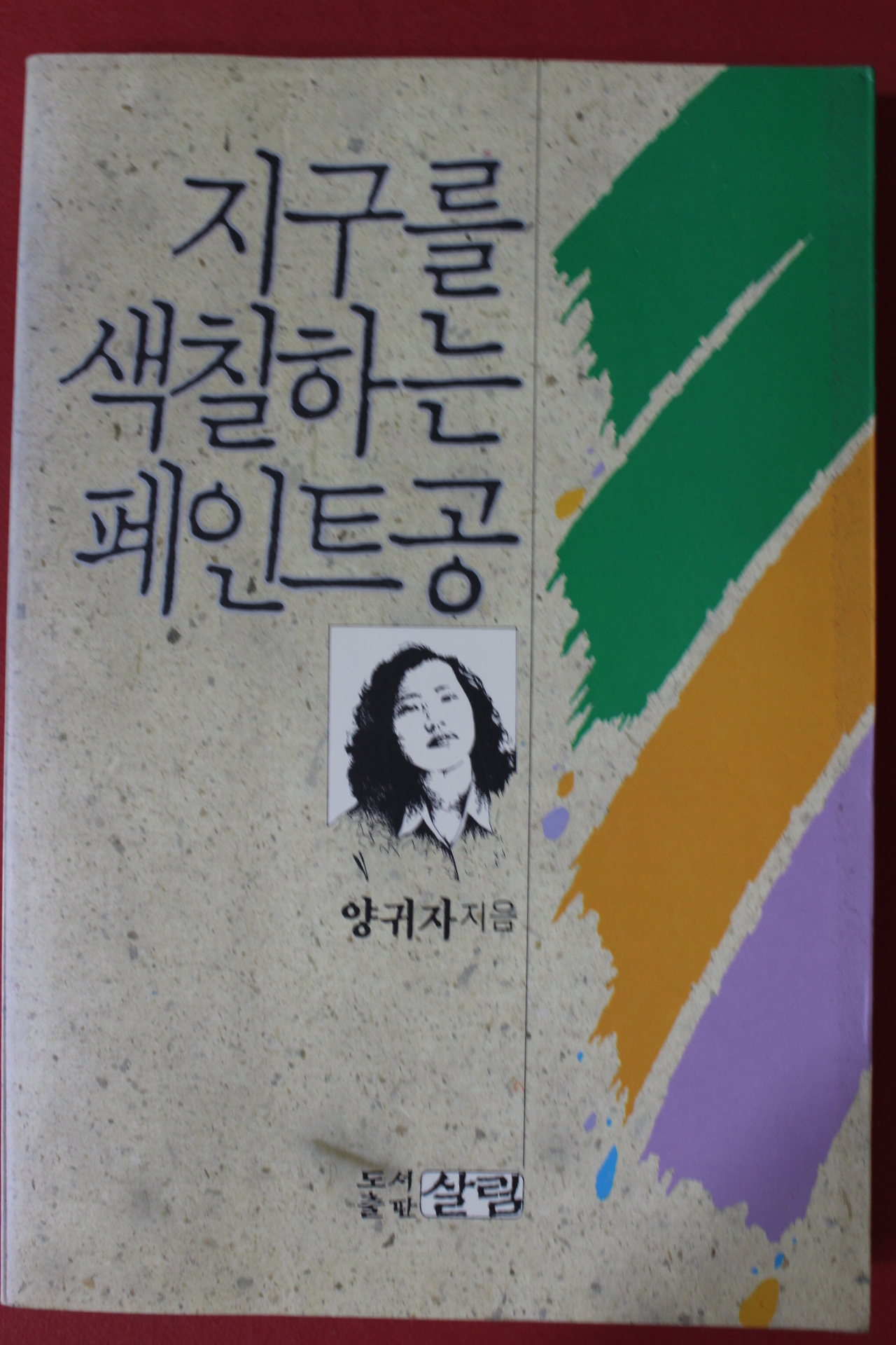 1990년 양귀자 지구글 색칠하는 폐인트공
