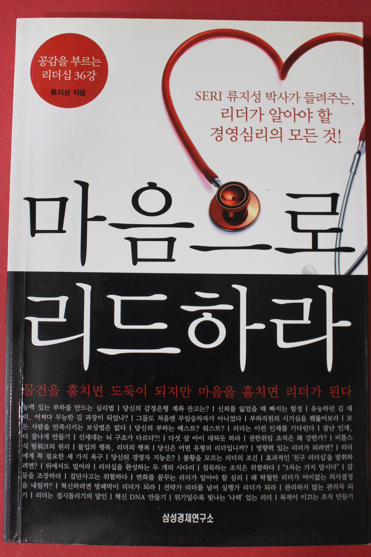 2013년 류지성 마음으로 리드하라