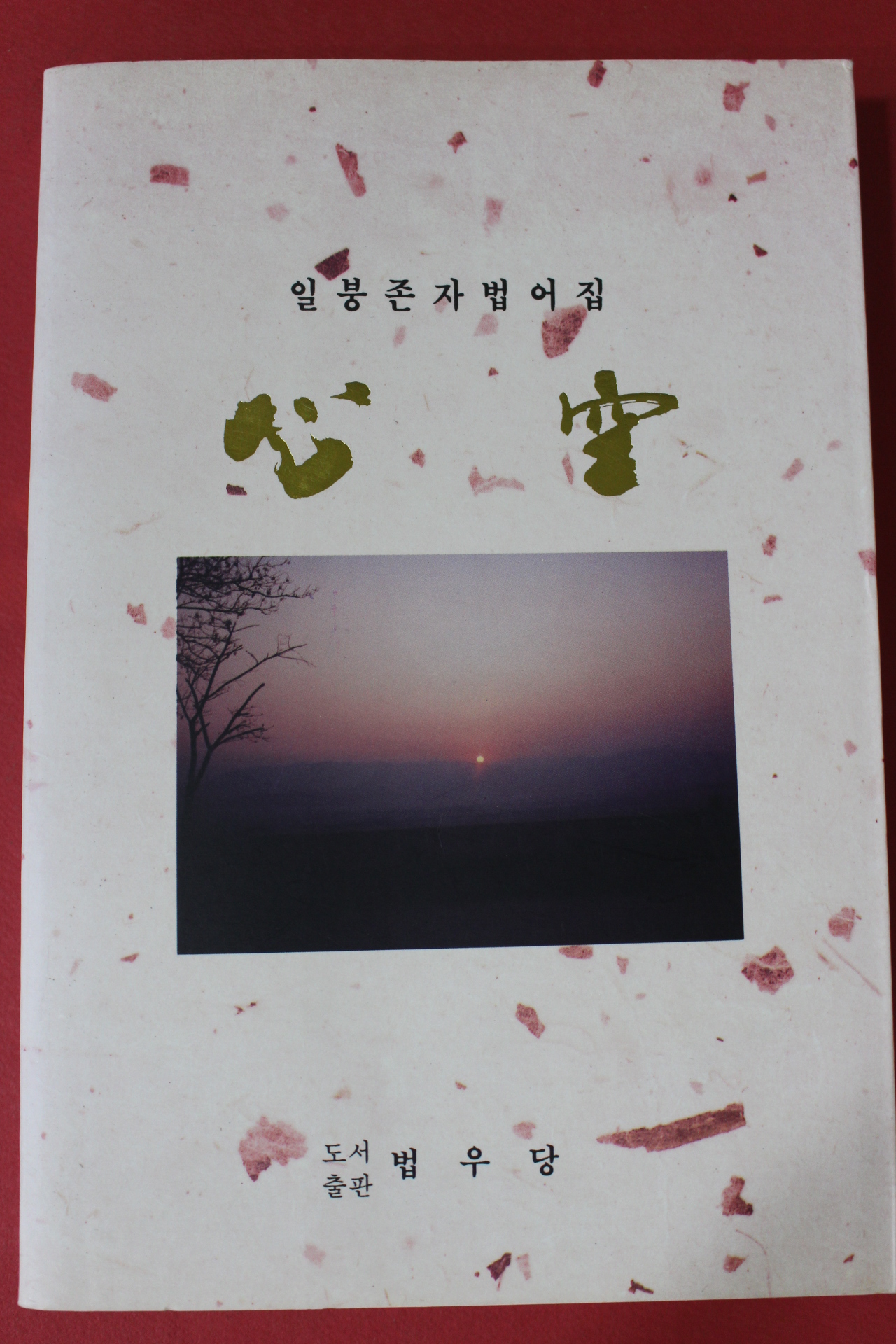 1996년초판 일붕서경보 일붕존자법어집 심보