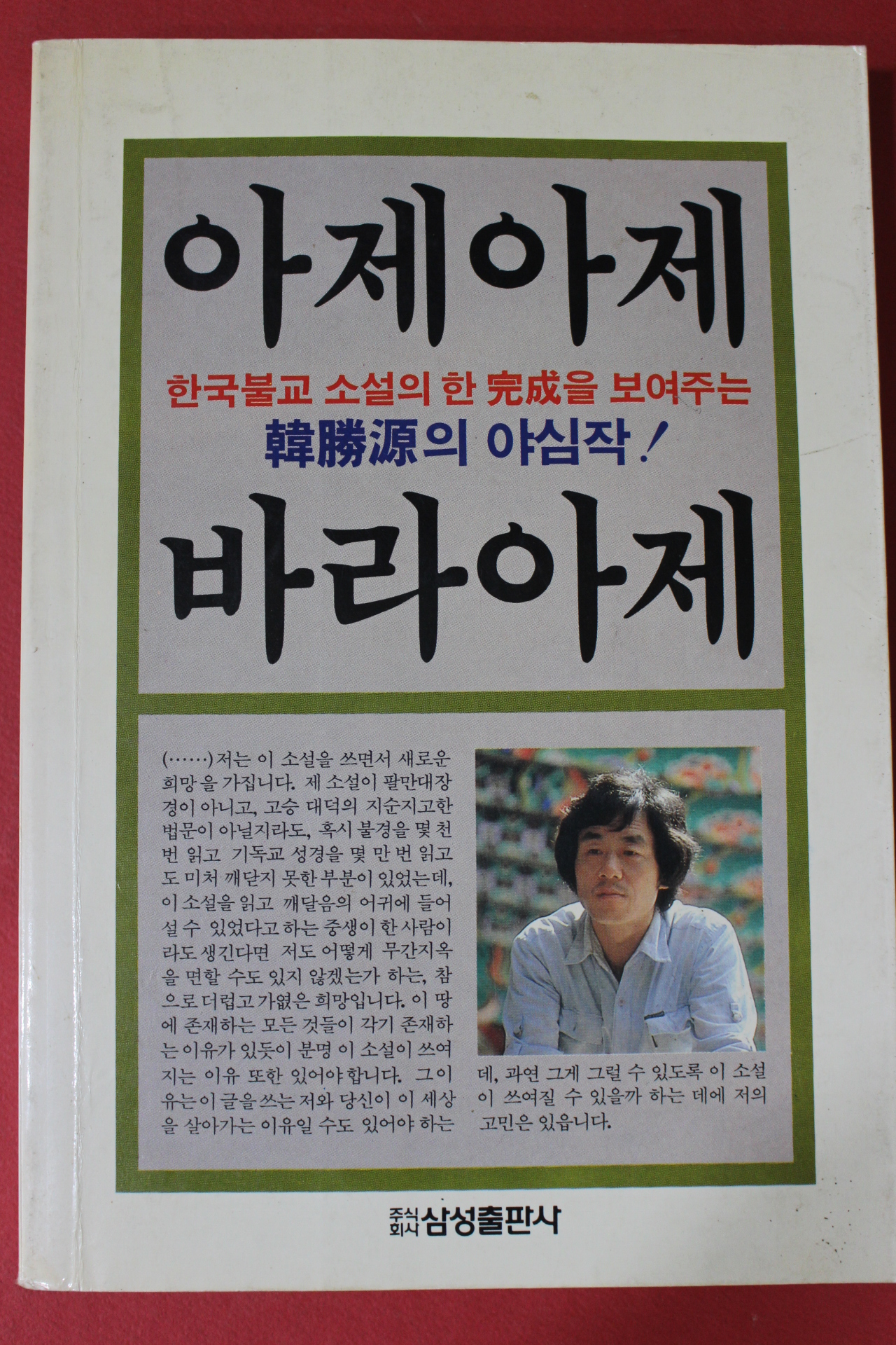 1989년 한승원 아제아제 바라아제