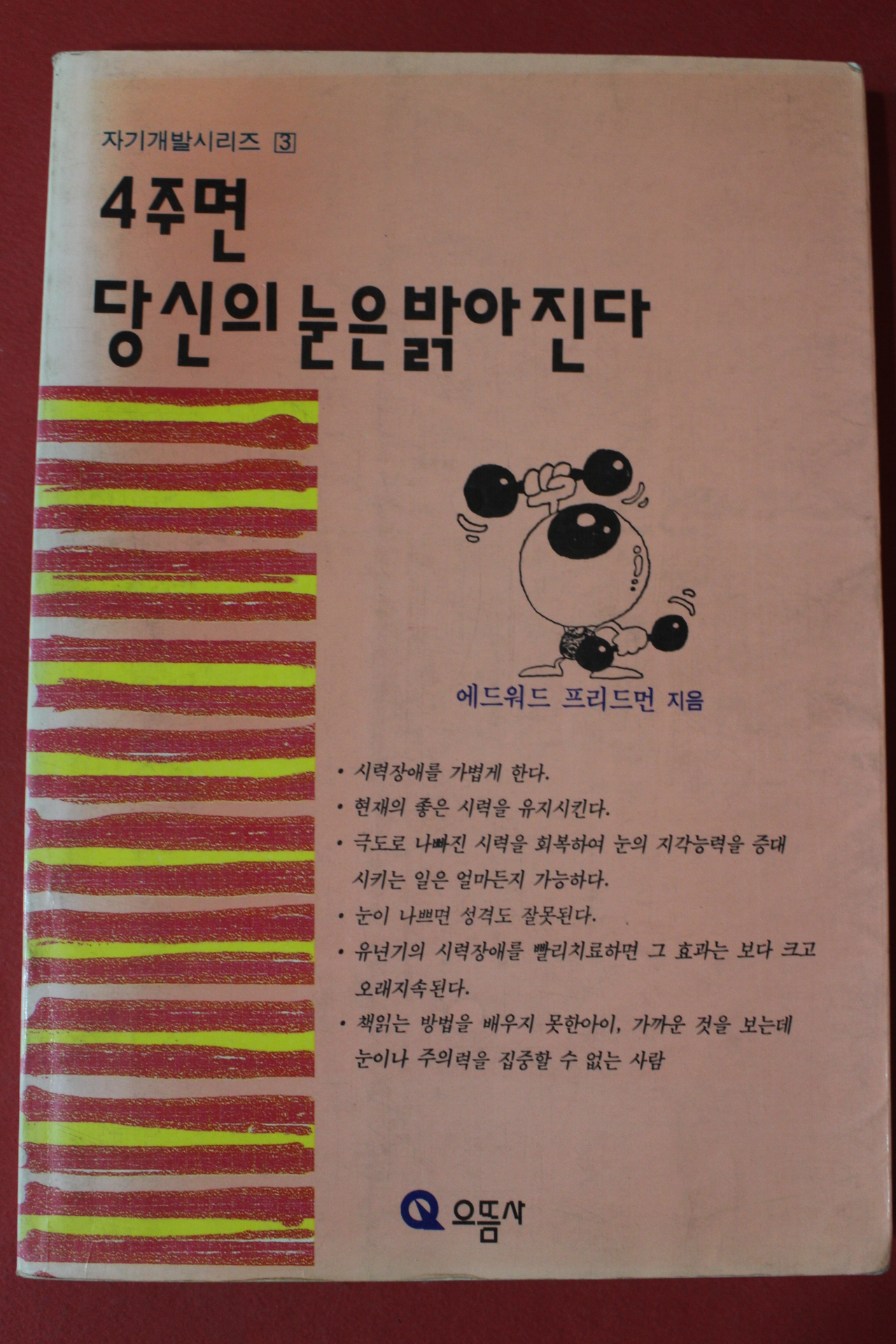 1994년초판 에드워드 프리드먼 4주면 당신의 눈은 밝아진다