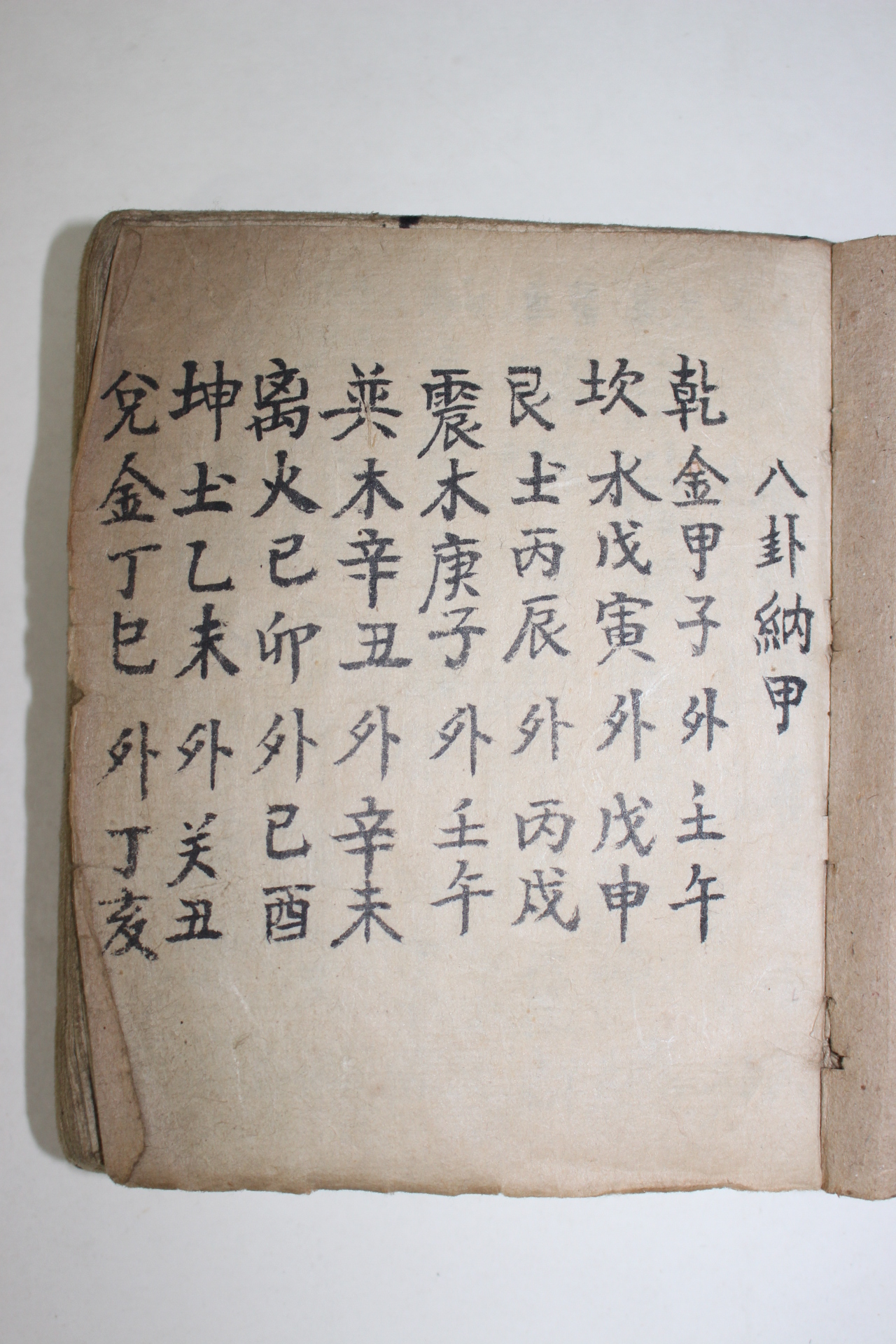 역(易)관련 수진필사본 황극결(皇極訣)