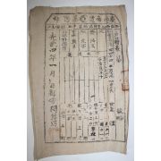 1900년(광무4년) 경남 곤양 경주최씨 최영호 호적표
