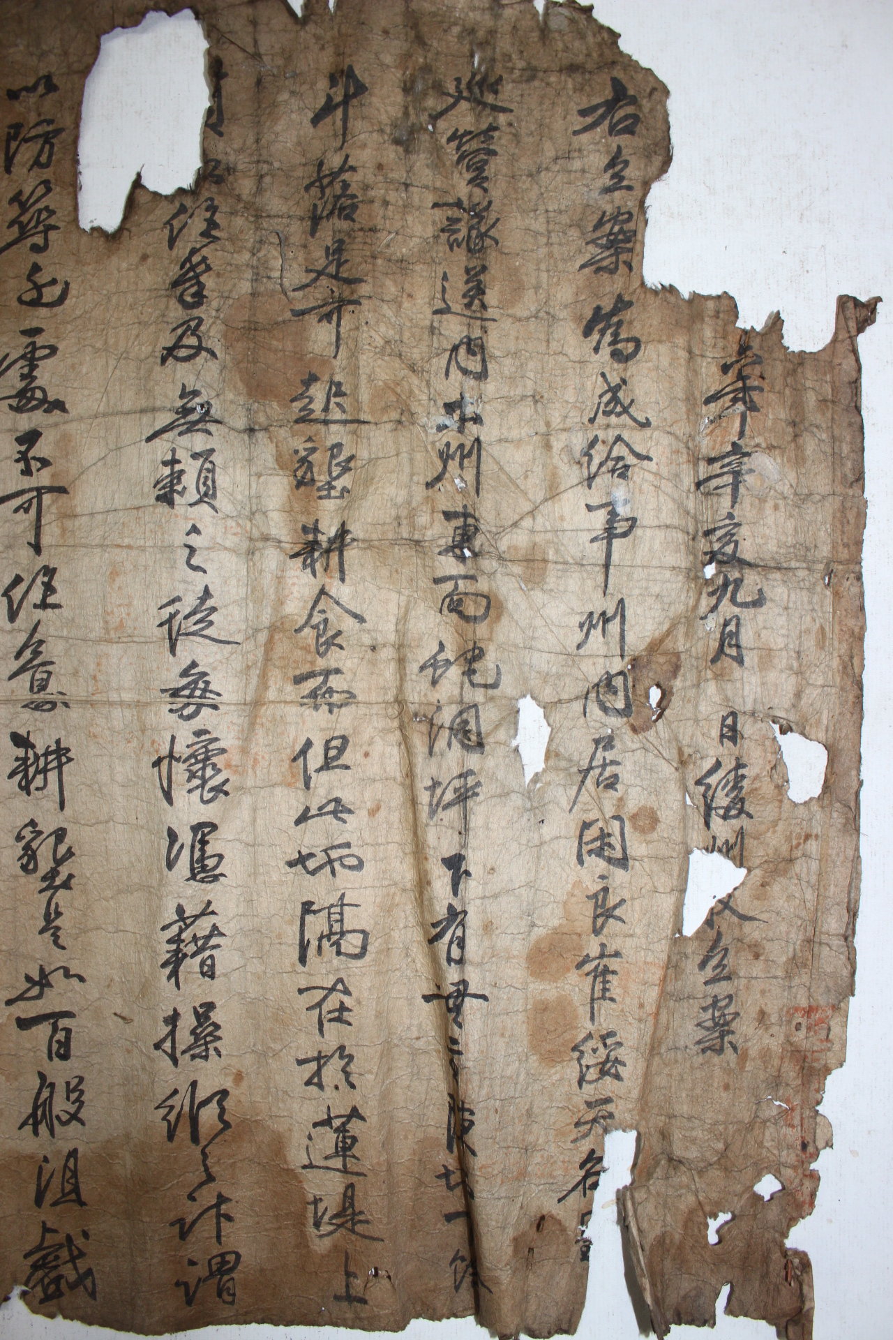 조선시대 능주입안문서 능주고문서(綾州古文書)