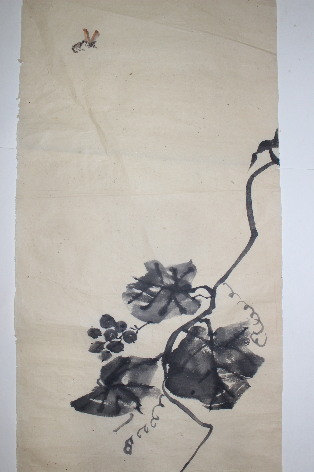 일제시기 소화년간 포도화문 그림