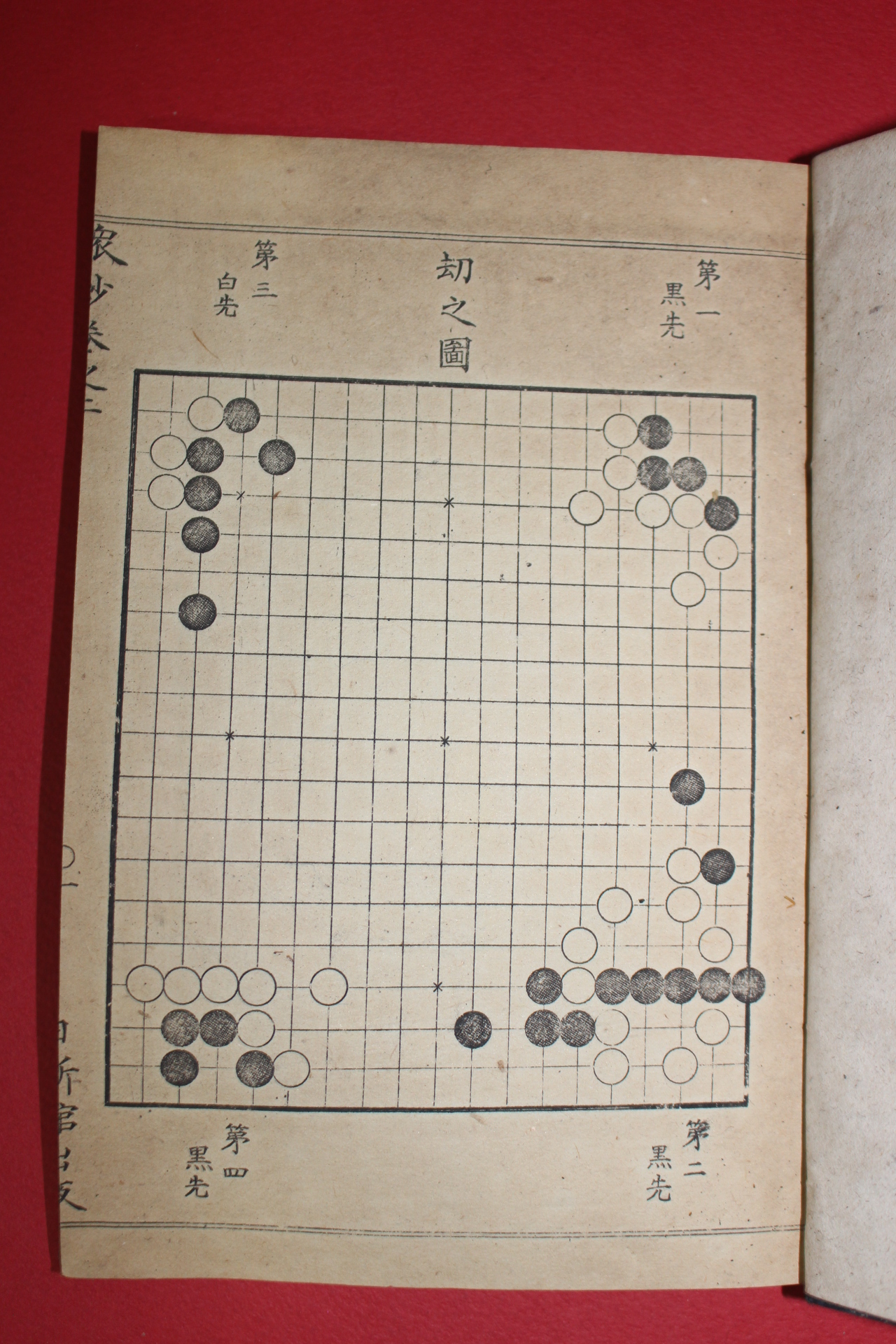 1882년(명치15년) 일본간행 바둑책 기경중묘(碁經衆妙)권2