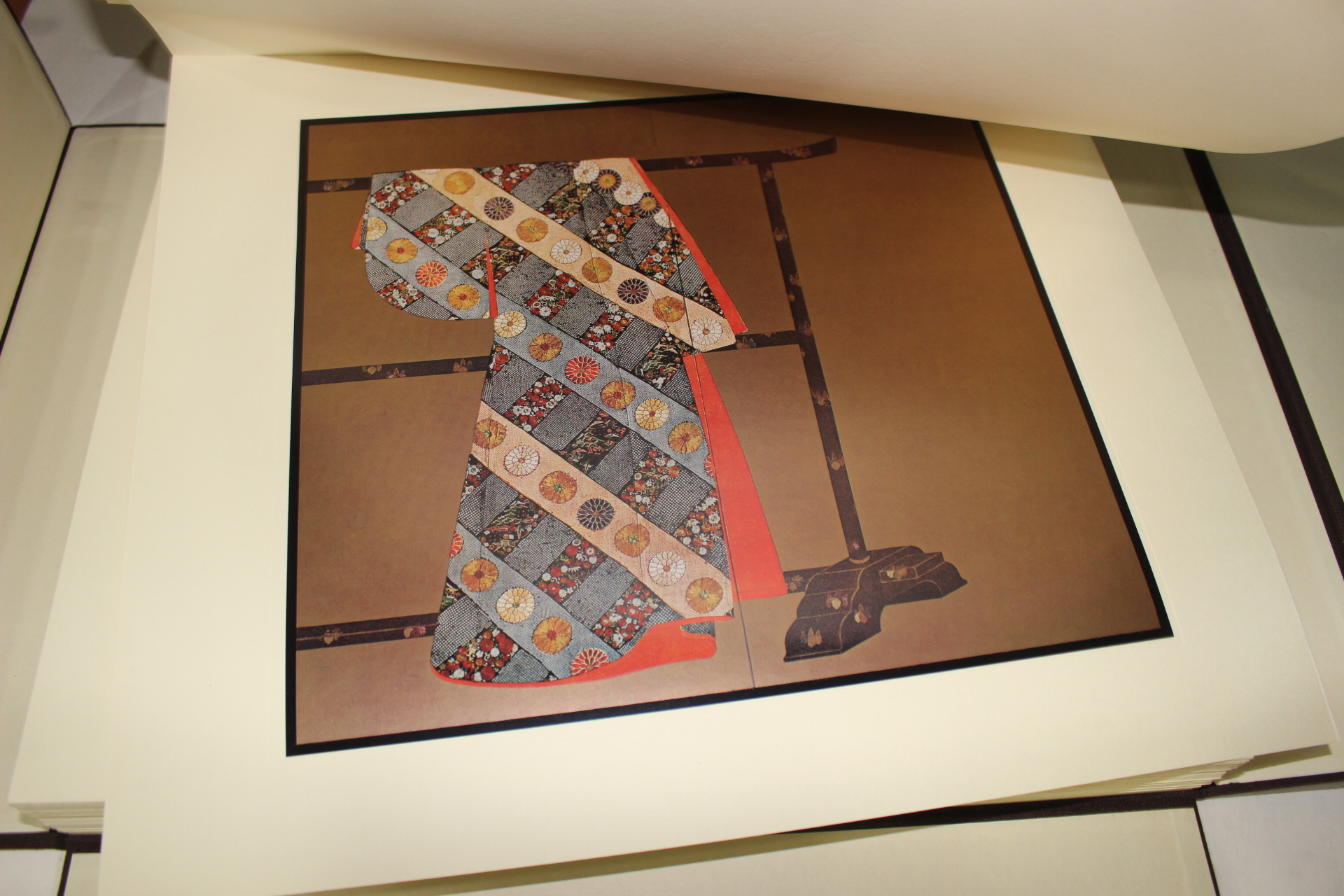 1974년(소화49년) 시대소수(時代小袖) 추형병풍(雛形屛風)