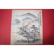 작가의 작품인 산수화 그림 우조산인(宇眺山人)