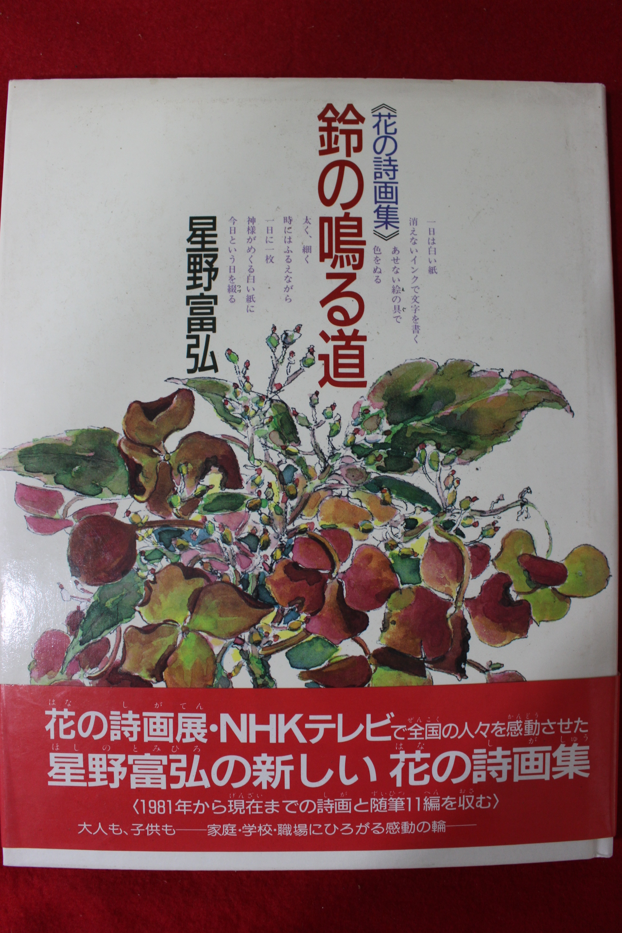 1989년 성야부홍(星野富弘) 꽃의 시화집