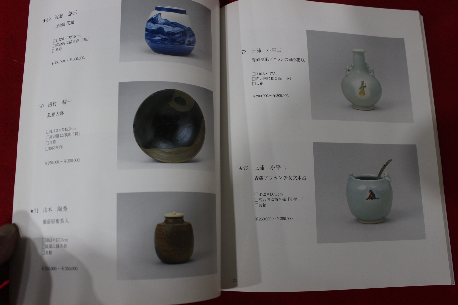 2007년 신화아트옥션 근대도예 경매도록