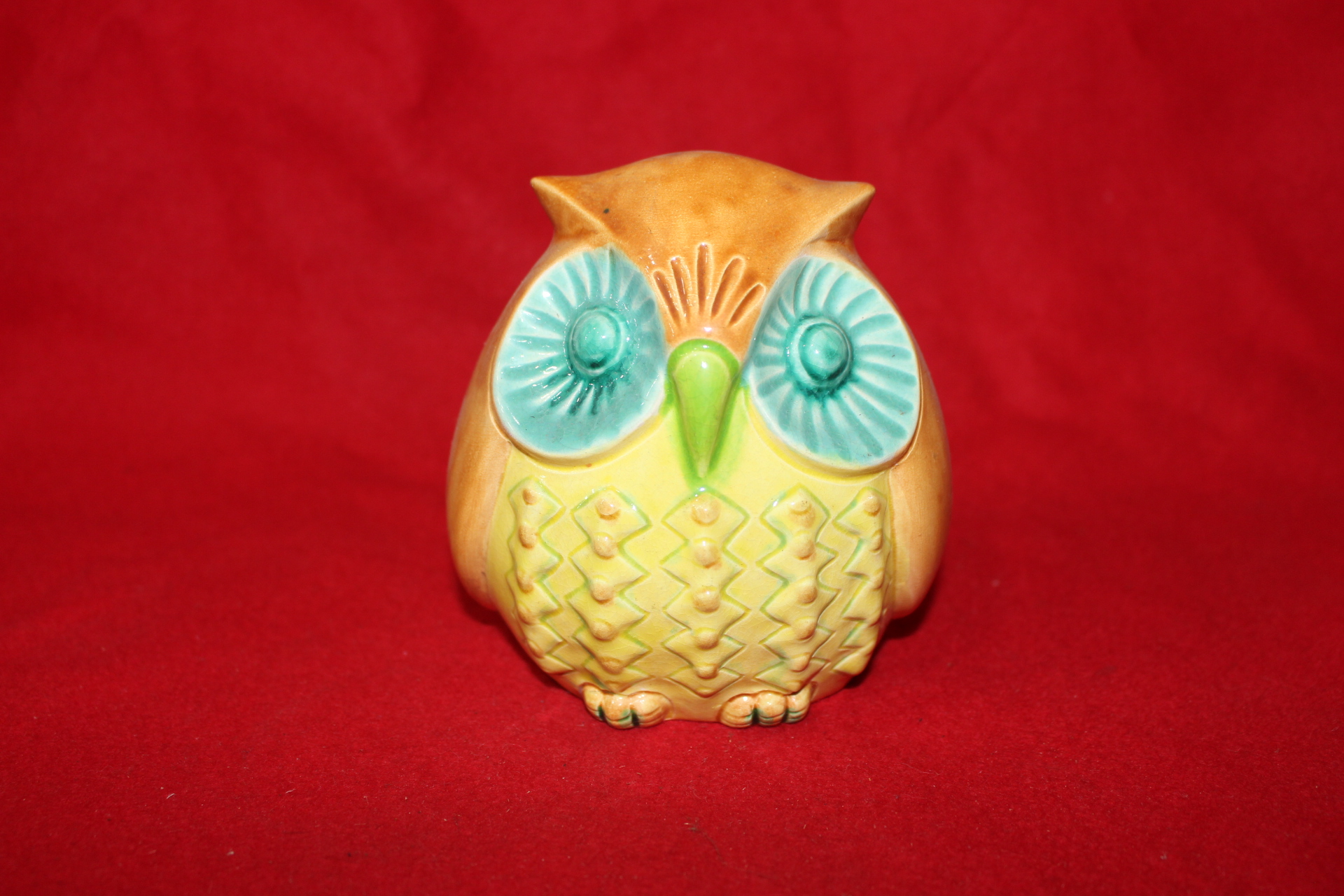 도자기 부엉이 저금통