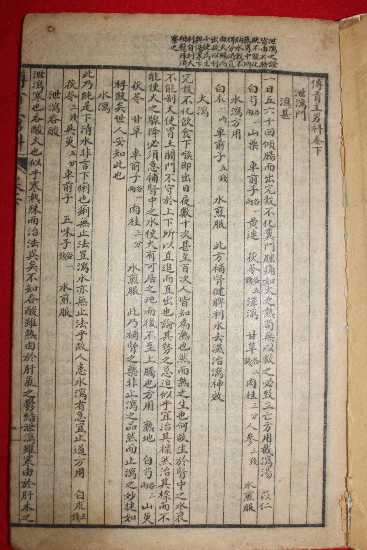 중국상해본 의서 전청주선생남과서(傳靑主先生男科書) 상하 2책완질