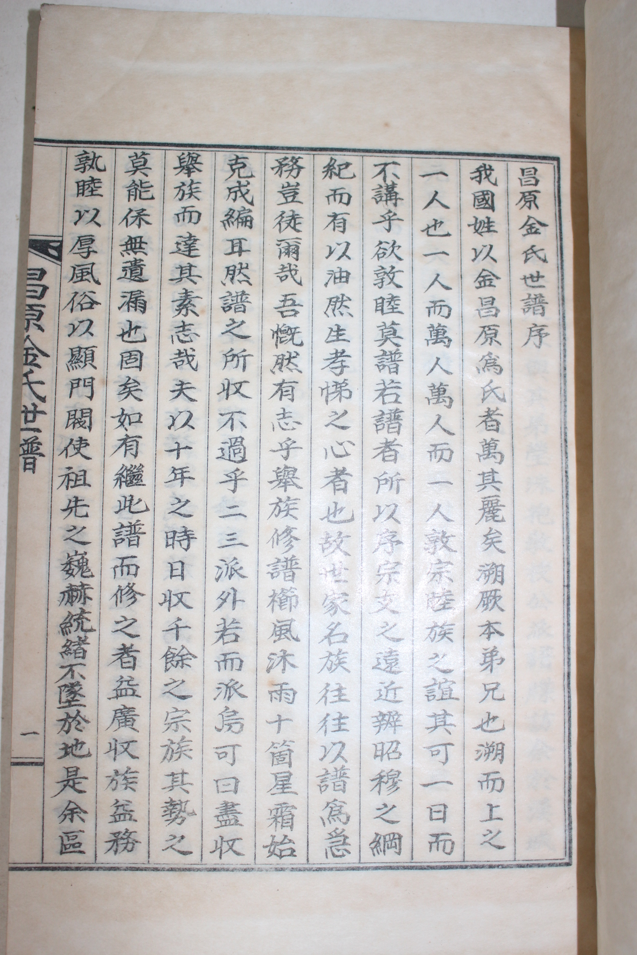 1970년 석판본 창원김씨세보(昌原金氏世譜) 2책완질