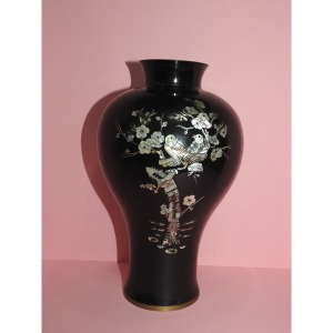 골동-청동에 자개조화문 매병