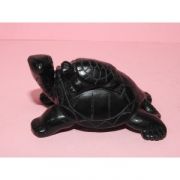 흑옥돌로된 거북이 조각상