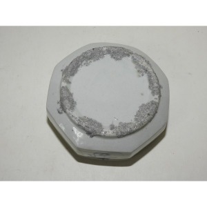 장작가마 작품의 청화백자철화포도문 연적