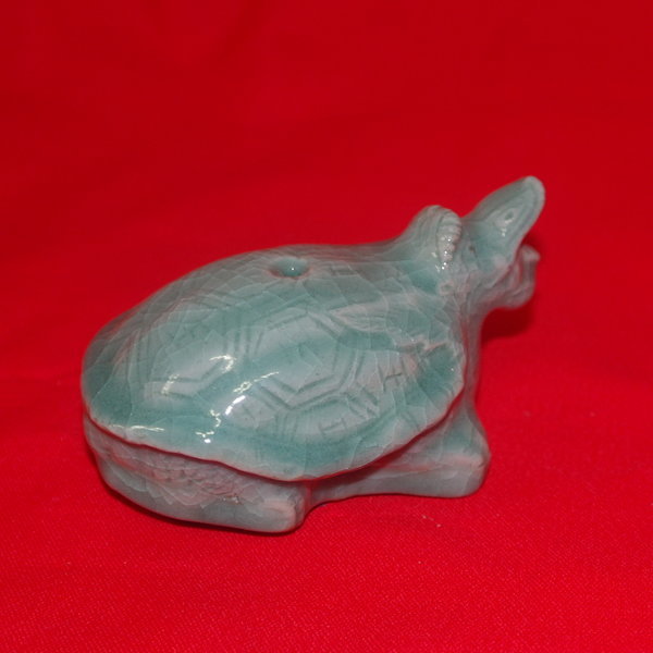 비취청자 거북형 연적