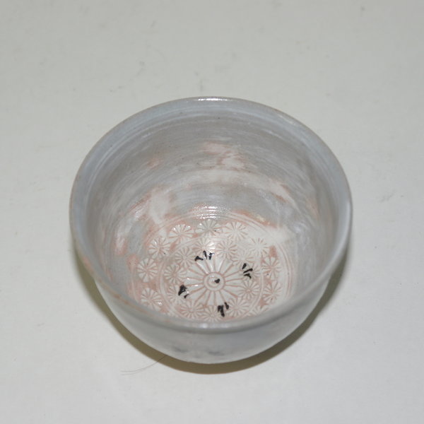 분청사기 국화인화문 잔 5점셋트