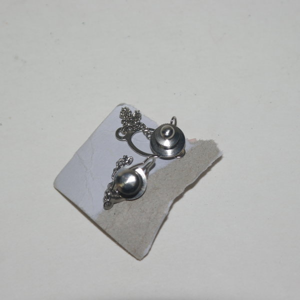 22-진품 산호 옷핀 1쌍