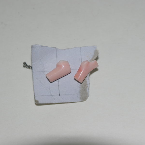 22-진품 산호 옷핀 1쌍
