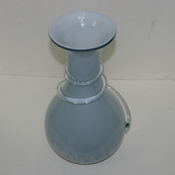 유리수작 채색유리 화병