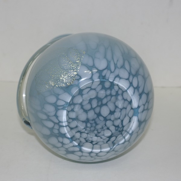 유리수작 채색유리 화병