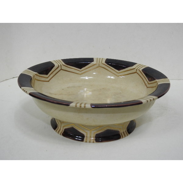 31-분청자 금채 굽다리 완