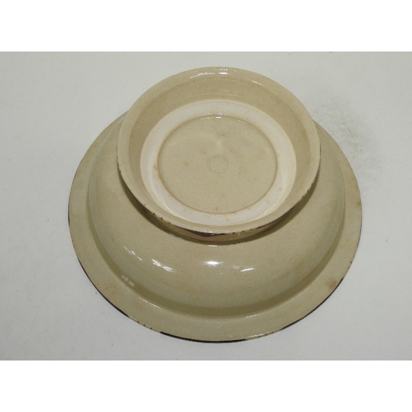 31-분청자 금채 굽다리 완