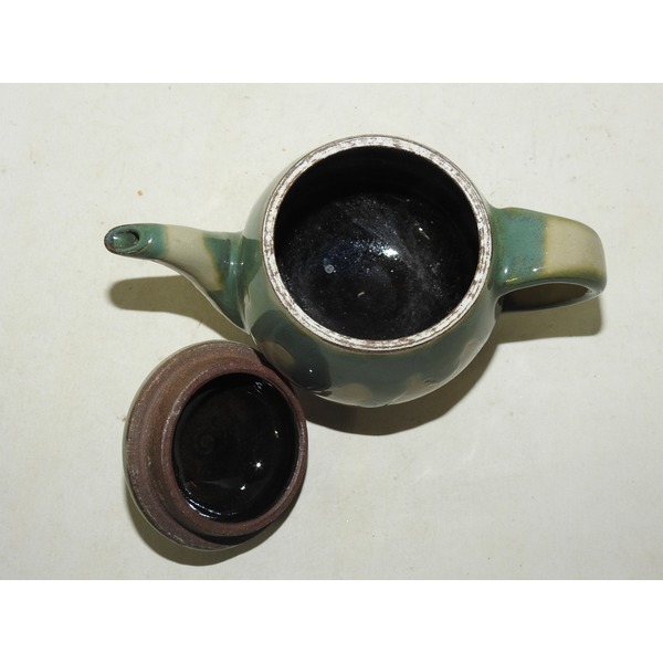 골동-청자 청유흘림 다관