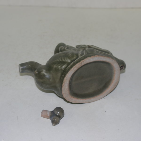 청자음각수자문 도인 주자