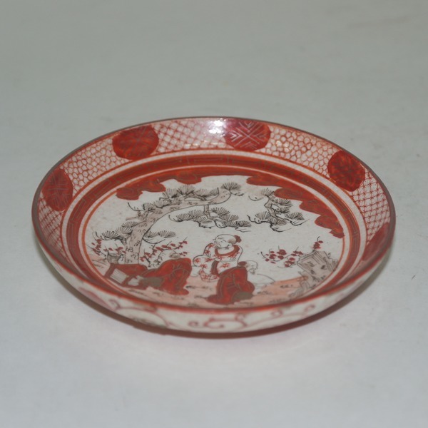 150년이상된 고구다니 진사화문금채 완