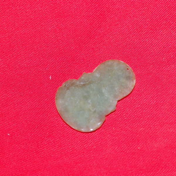 비취 청옥 관음보살 옥패