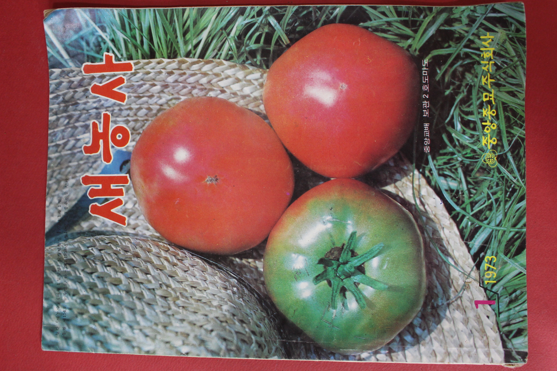 1973년 중앙종묘 새농사 1월호