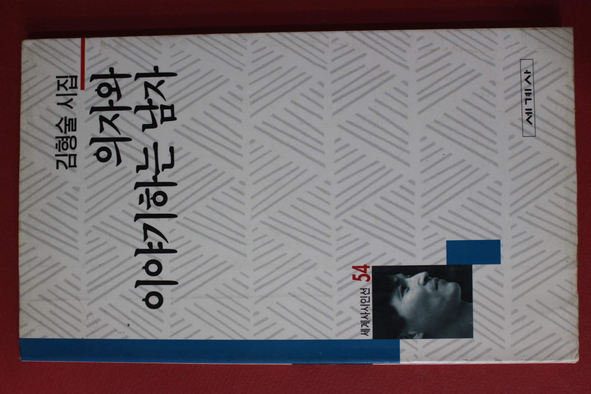 1995년초판 김형술시집 의자와 이야기하는 남자