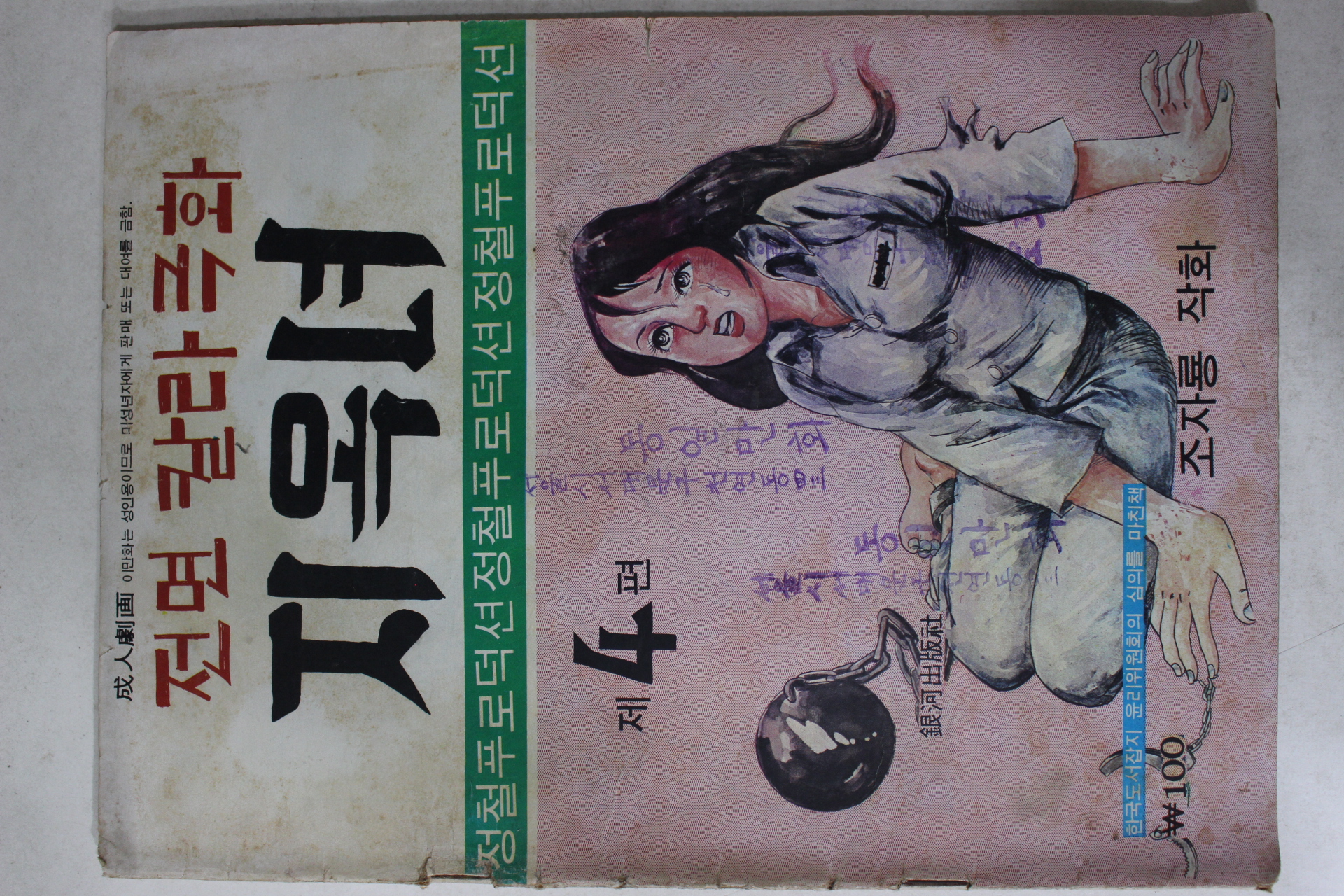 1976년 조자룡 성인만화 지옥녀 제4편