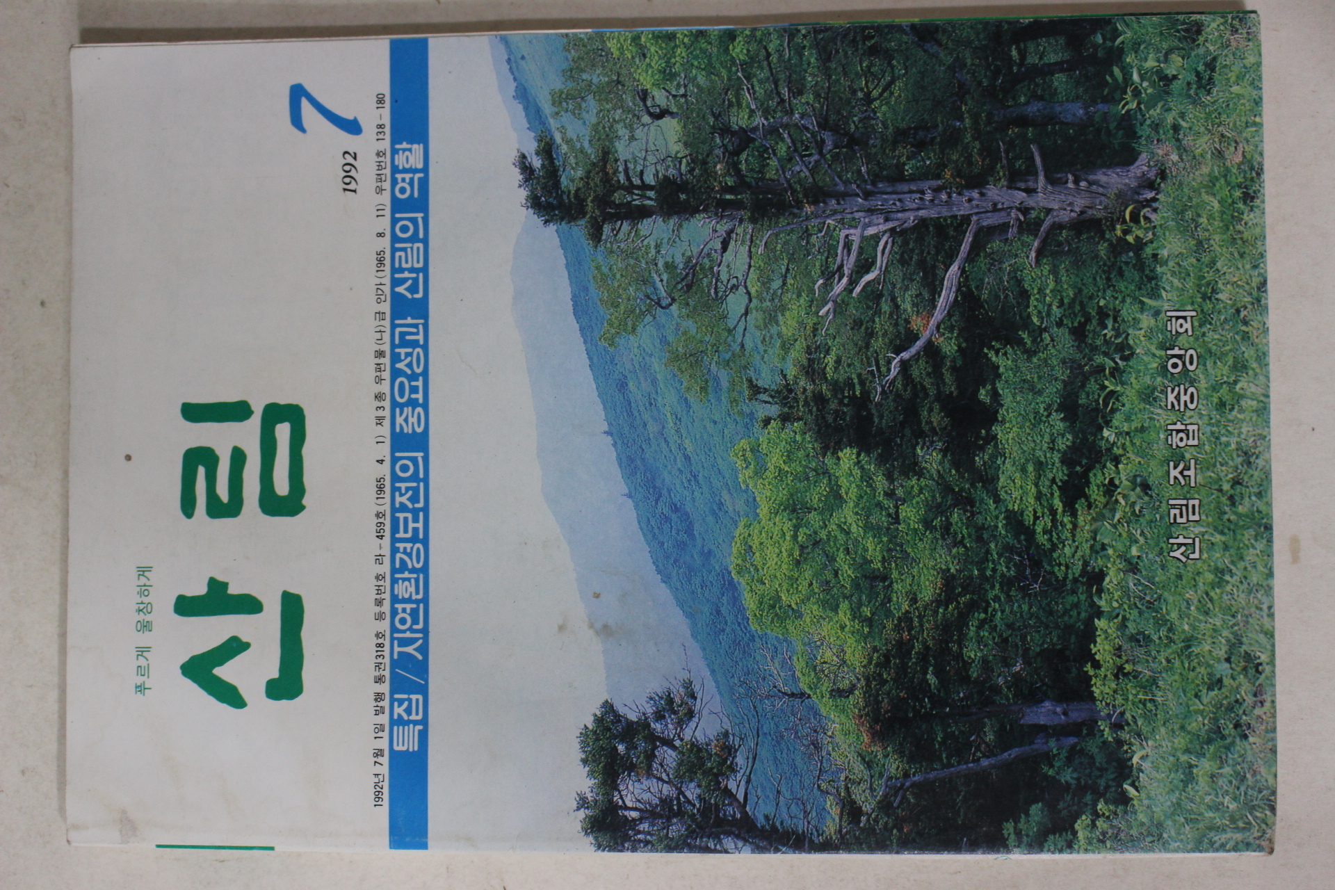 1992년 산림 7월호