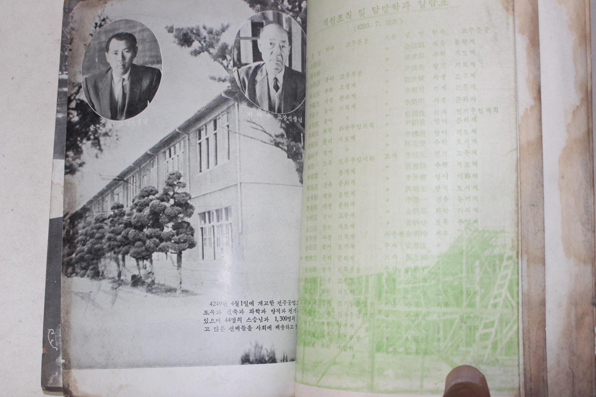 1961년 전주공업고등학교 솔 9호