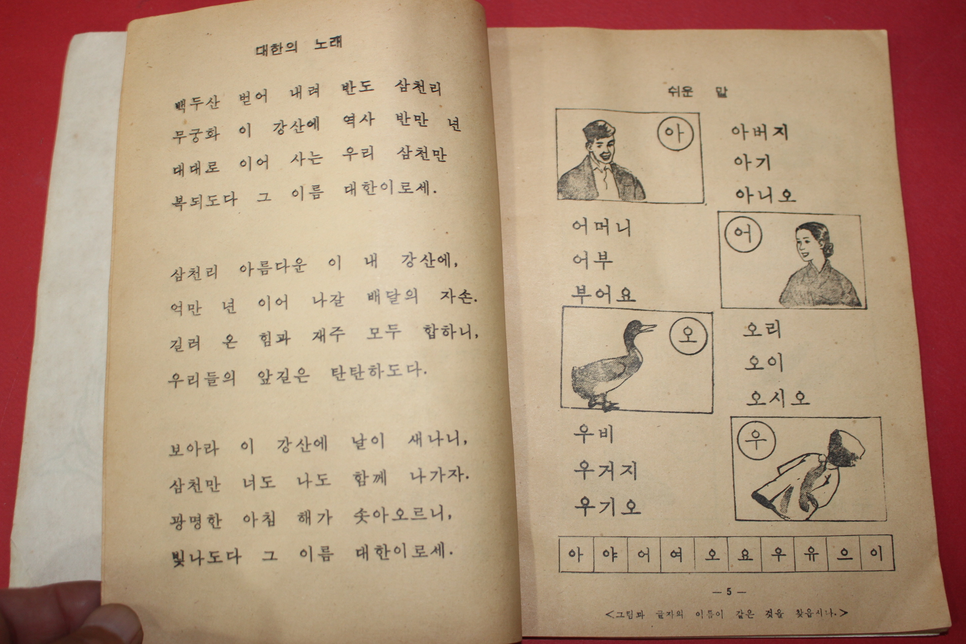 1961년 재건국민운동본부 한글공부