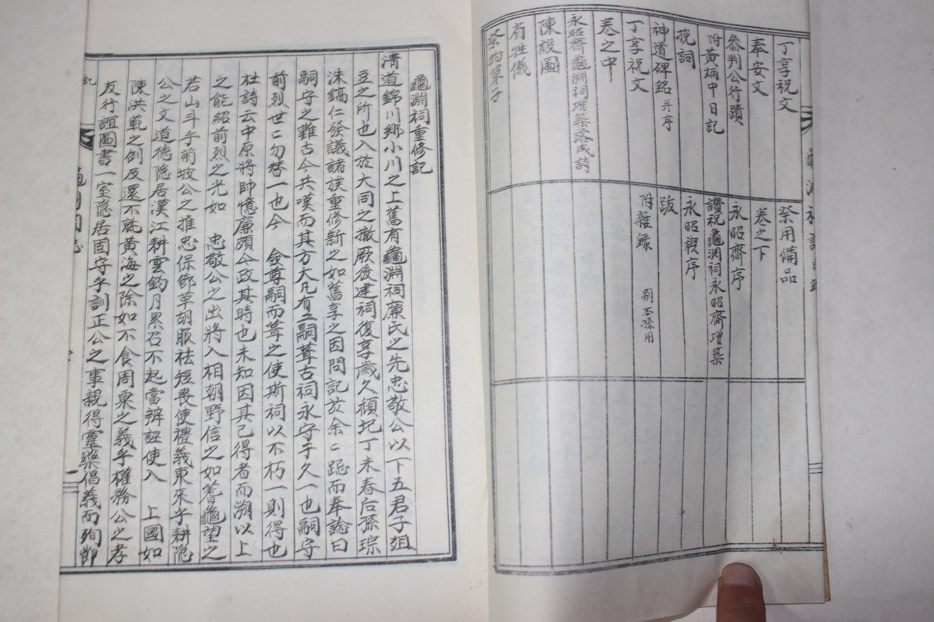 청도간행 석판본 구연사지(龜淵祠誌) 1책완질