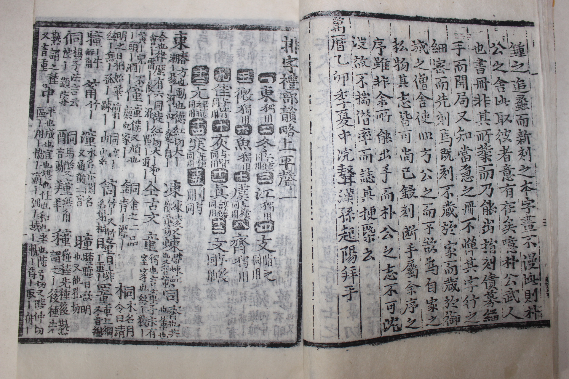 1979년 한지목판본 배자예부운략(排字禮部韻略) 1책완질