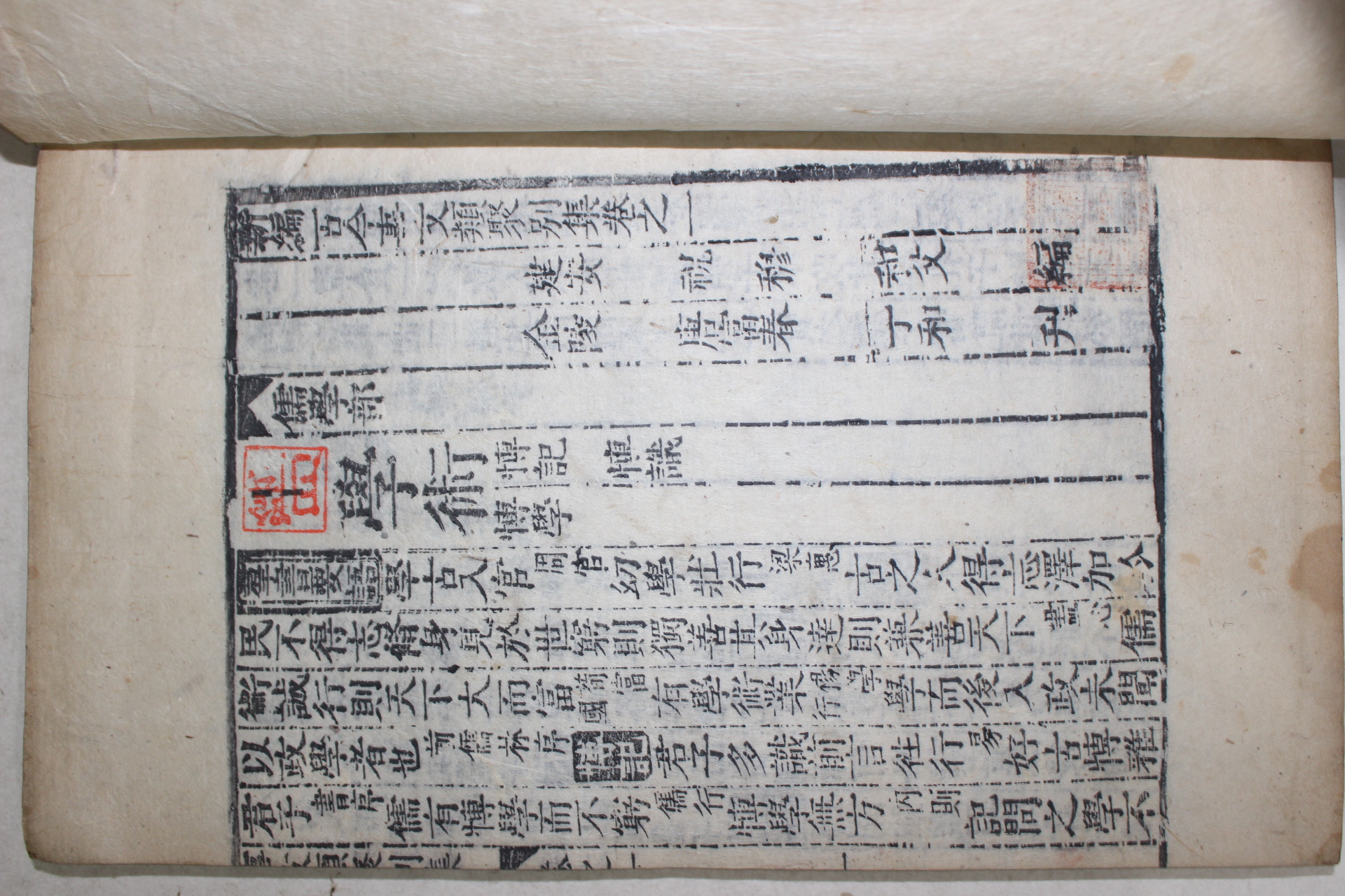 고목판본 신편고금사문류취(新編古今事文類聚)별집 권1~4  1책