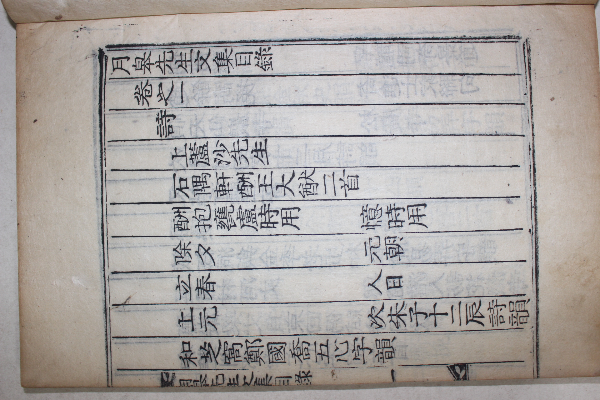 목활자본 하동출신 함안조씨 조성가(趙性家) 월고선생문집(月皐先生文集) 권1~3  2책
