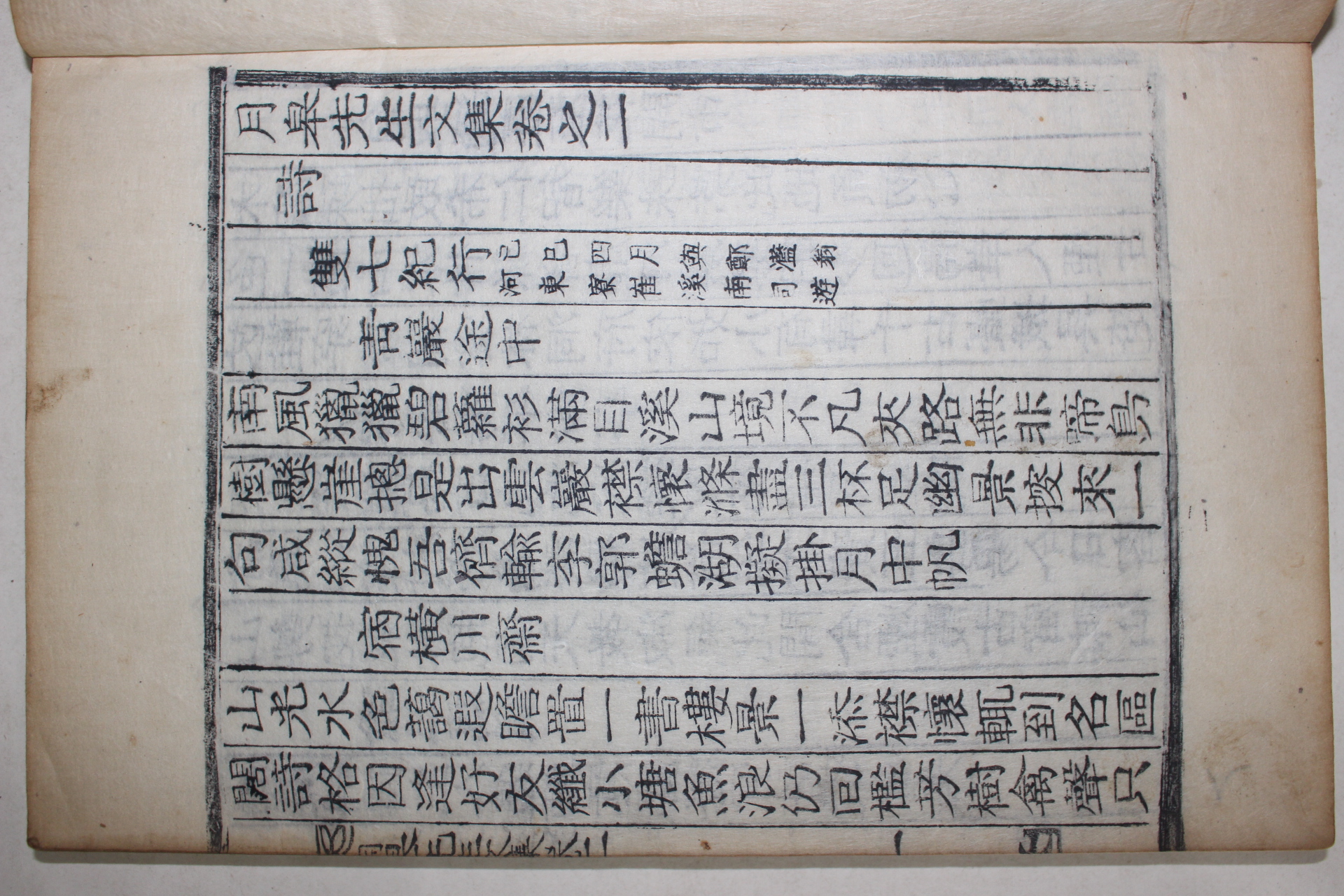 목활자본 하동출신 함안조씨 조성가(趙性家) 월고선생문집(月皐先生文集) 권1~3  2책